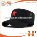 2016 fashion sport army cap with custom badge pattern design